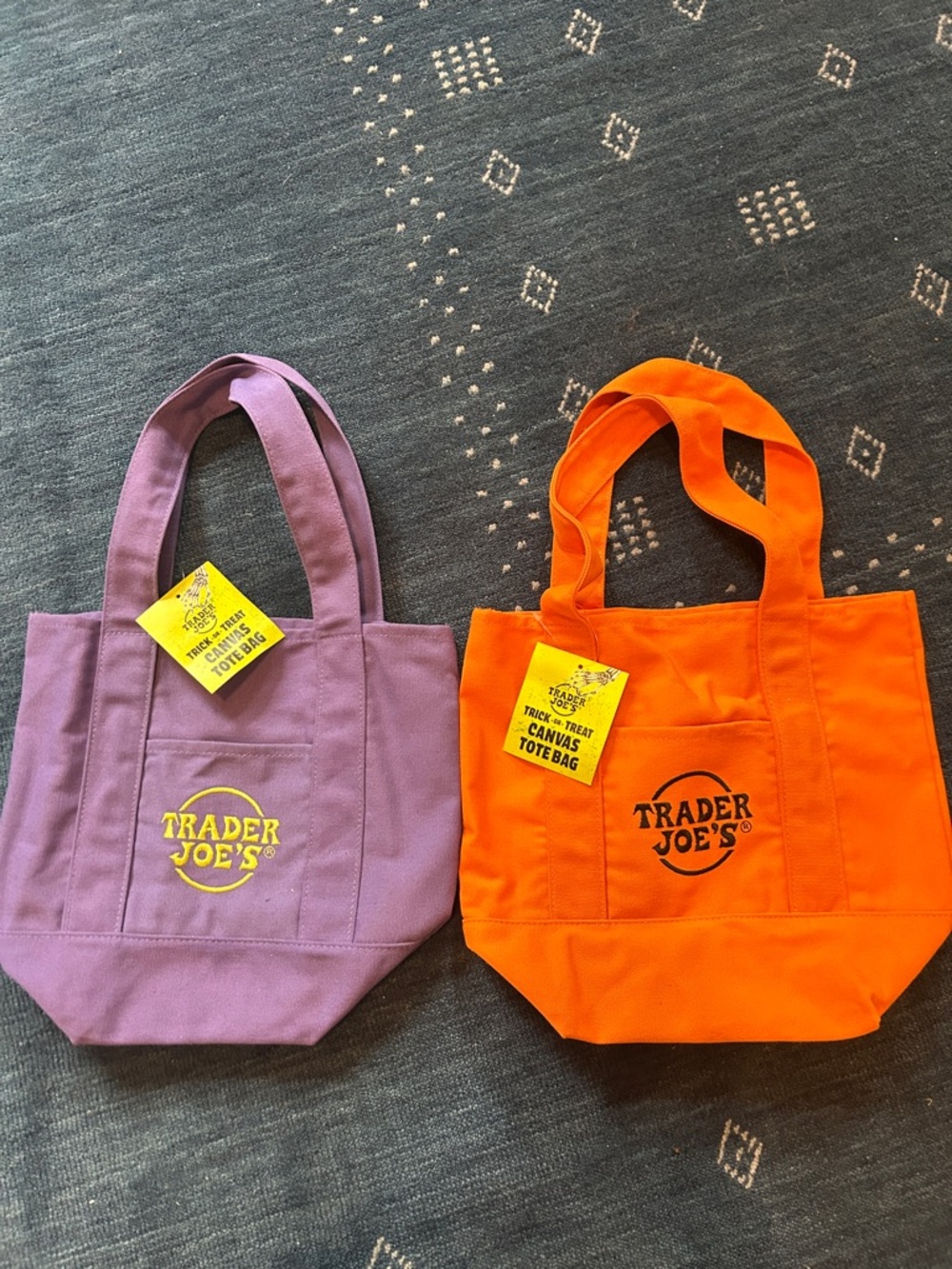 Purple Canvas Tote Bag